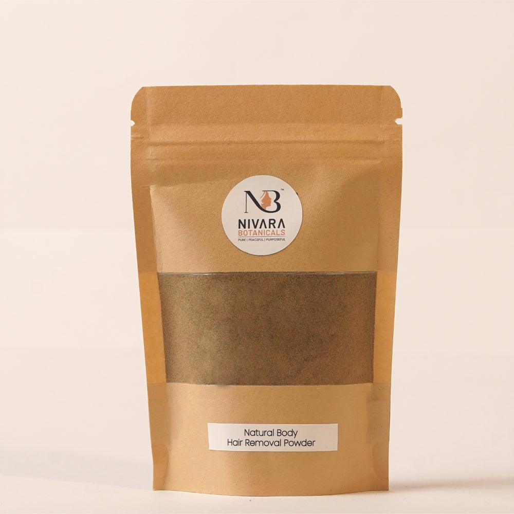 Natural Body Hair Removal Powder